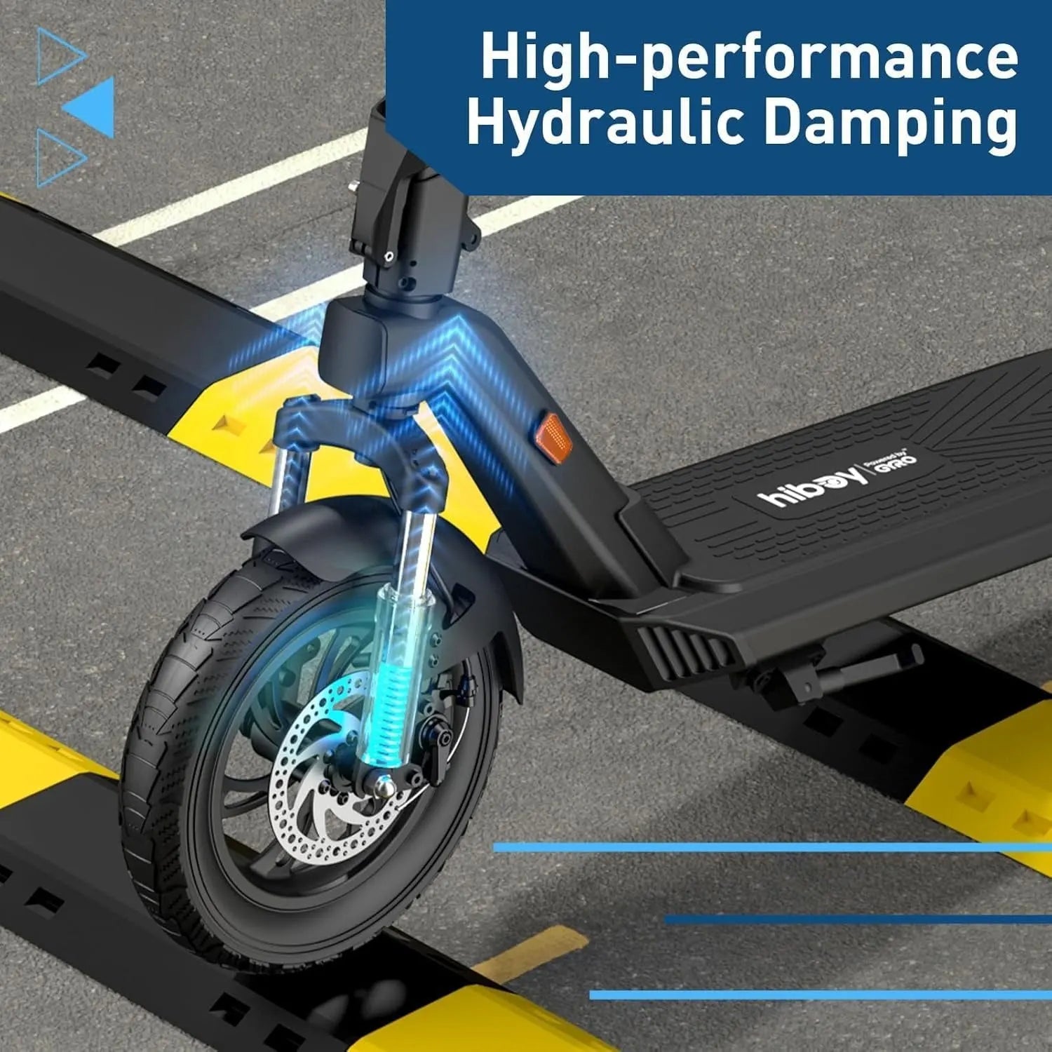 Hiboy X300 Electric Scooter, 700W Peak Motor, 12″ Pneumatic Tires, 23 Mph &amp; 38 Miles Range, Folding Commuter Electric Scooter for Adults