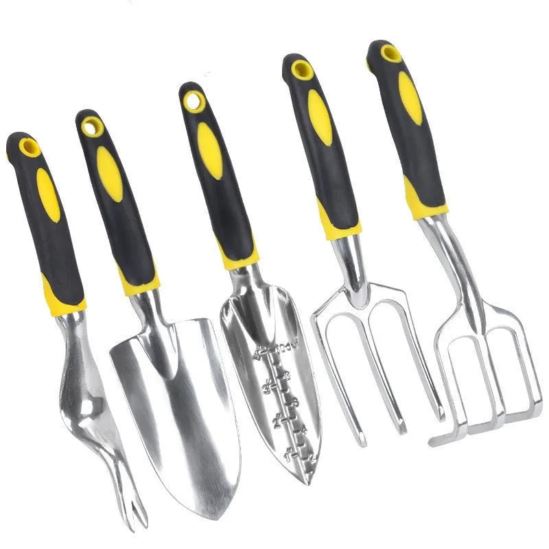 Garden Planting Tools Family Set 3-Piece Aluminum Alloy Shovel and Potting Tool Kit