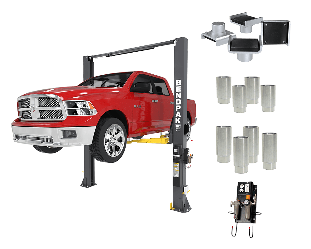 BendPak 10APX Pro Series Two Post Car Lift – 10,000-Lb Capacity – High Rise