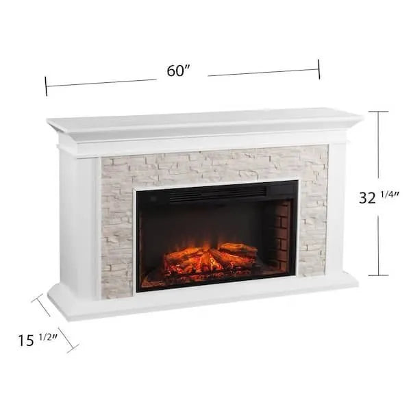Ithaca 60.25 in. Electric Fireplace