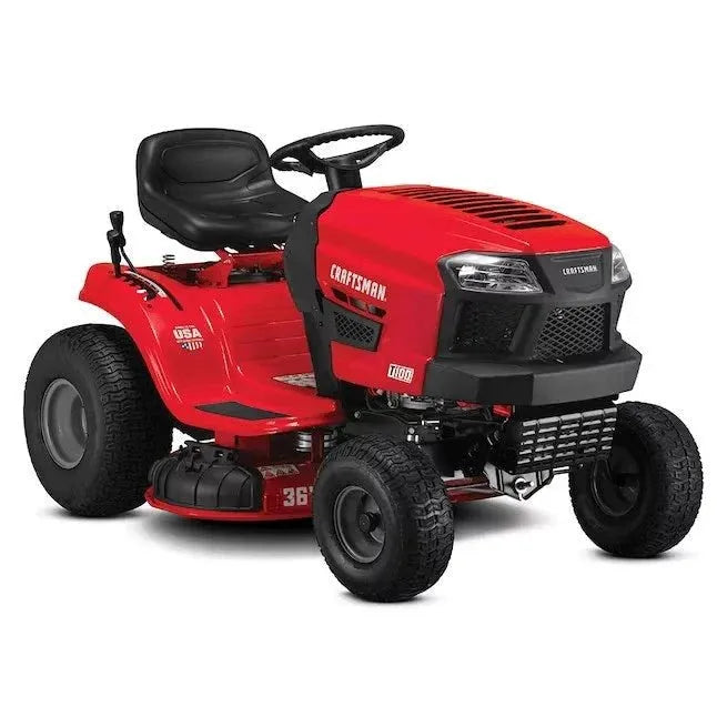 CRAFTSMAN T100 36-Inch 11.5 HP Gas Riding Lawn Mower Briggs &amp; Stratton Engine Manual 7-Speed Transmission
