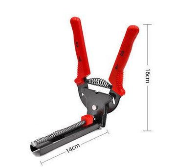 Animals Cage Clamp Installation &amp; 600 M Nails Quality Cage Plier For Chicken Rabbit Mink Fox Bird Dog Cage Accessories kit Tool – Red, B