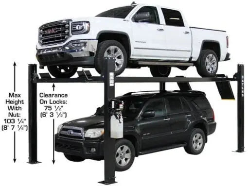 Atlas Apex 9 ALI Certified 9,000 lb 4-Post Lift