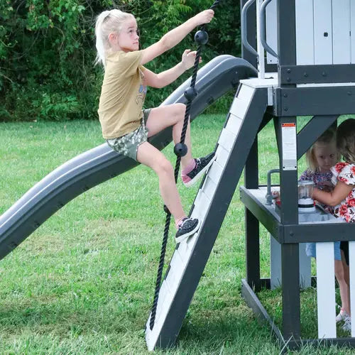 Whispering Point Outdoor Wooden Swing Set with Shipping &amp; Assembly Included