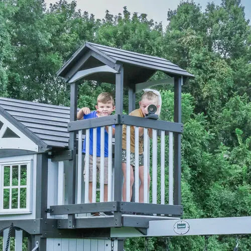 Whispering Point Outdoor Wooden Swing Set with Shipping &amp; Assembly Included