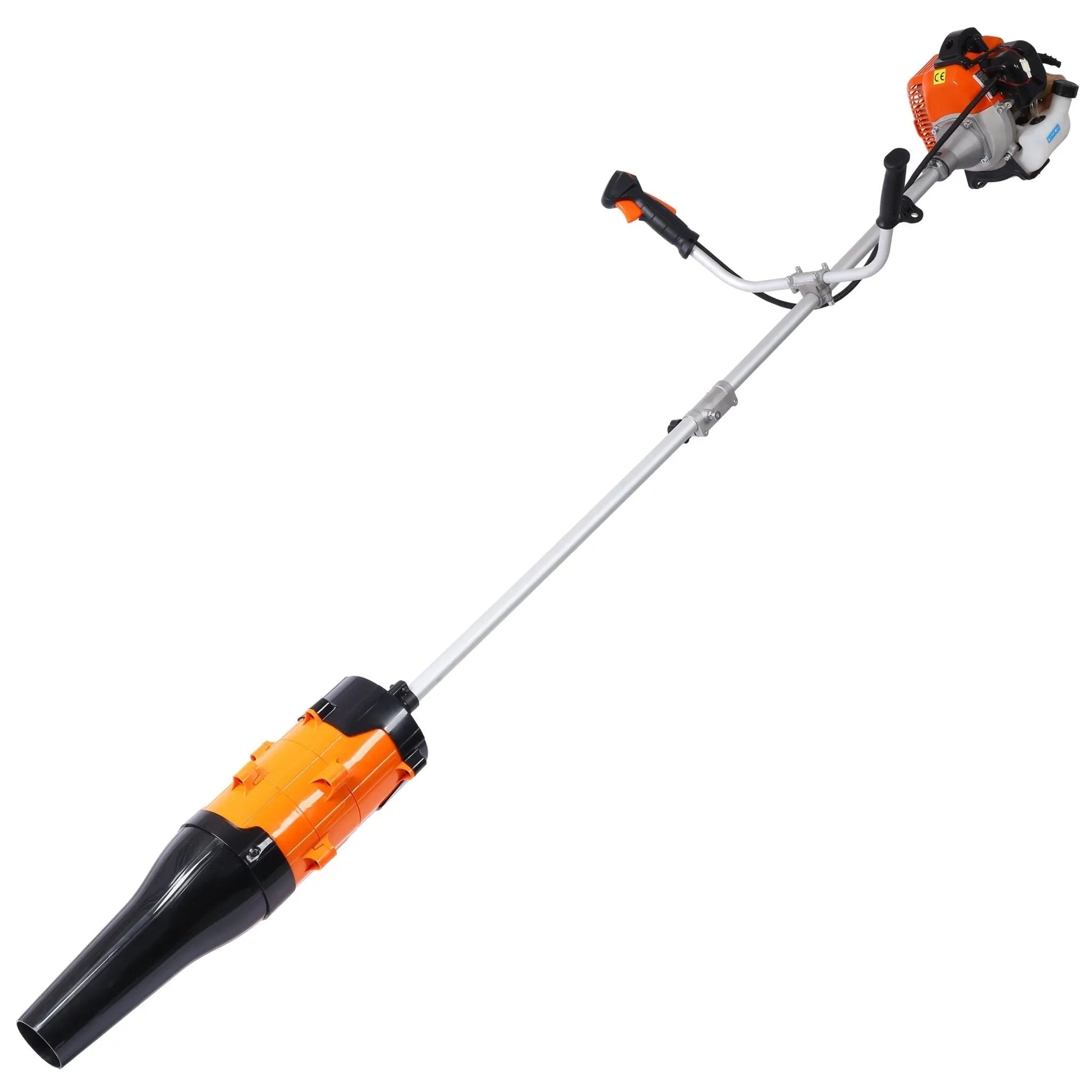 3-in-1 Blower, String Trimmer &amp; 10″ Brush Cutter with Rubber Handle and Shoulder Strap