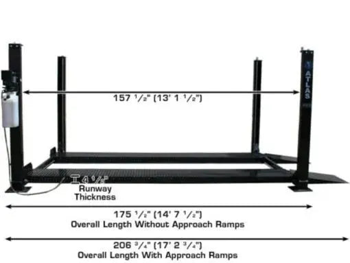 Atlas Garage PRO8000 8,000 lb 4-Post Lift
