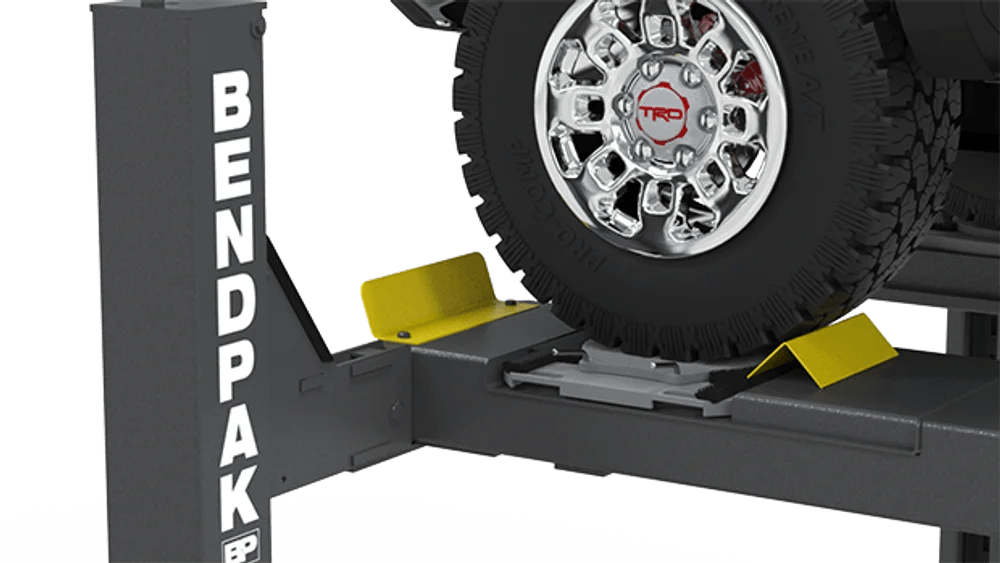 BENDPAK 14,000 LB. CAPACITY INCLUDES TURNPLATES AND SLIP PLATES