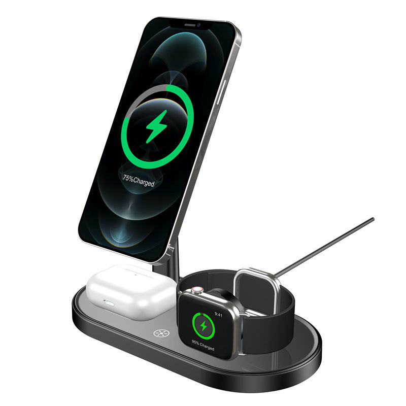 Magsafe 3 In 1 Wireless Charger For Apple iPhone 12 Mobile Phone Wireless Charging Magnetic Suction Wireless Charger