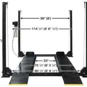 Atlas Garage PRO7000ST 7,000 lb Super Tall 4-Post Lift
