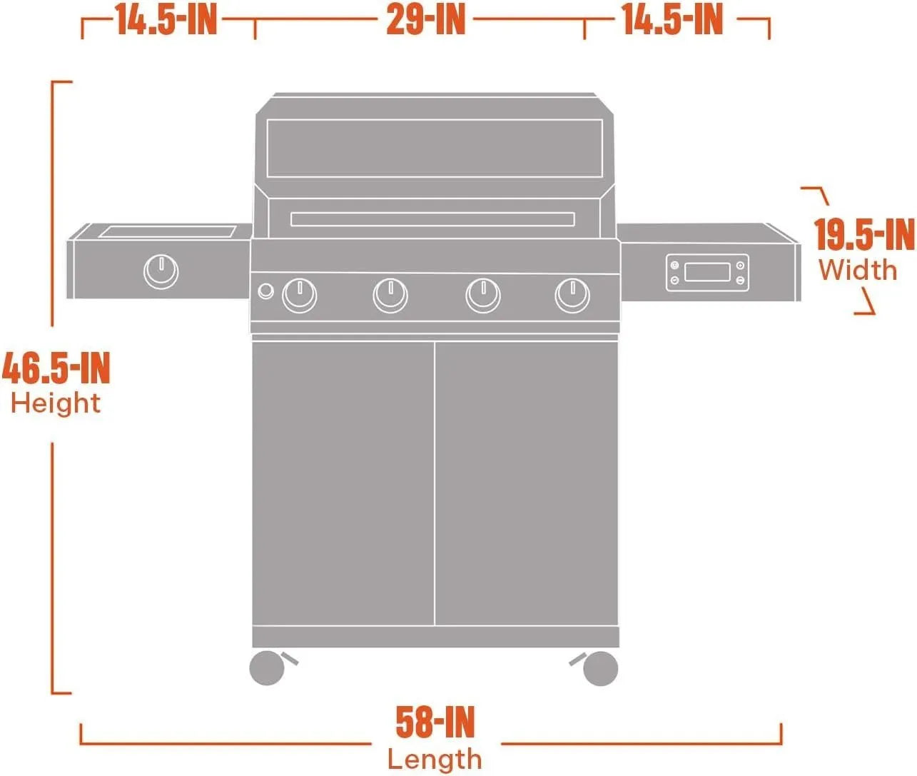 Monument Grills Smart Denali Gas Grill