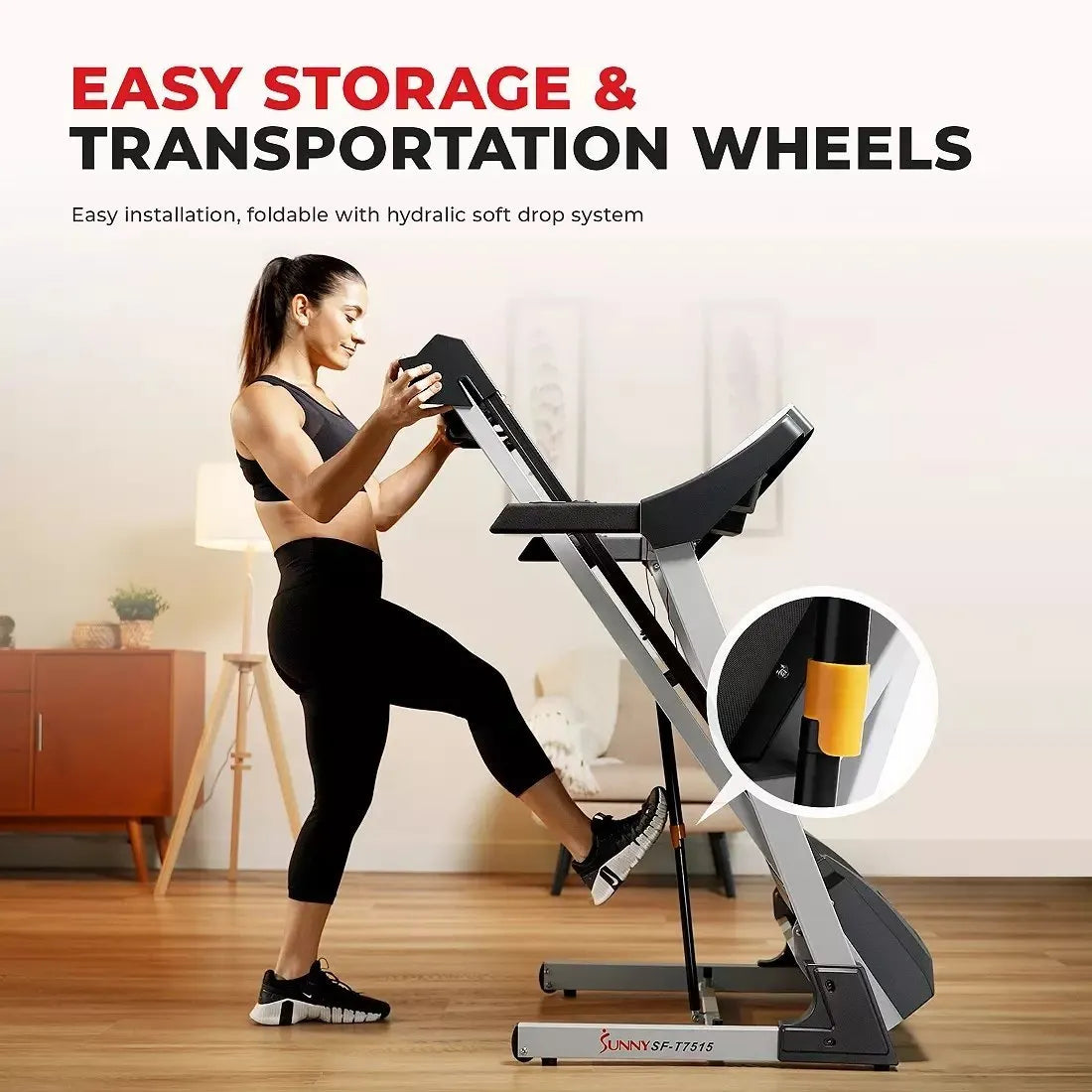 Sunny Health &amp; Fitness Smart Treadmill SF-T7515