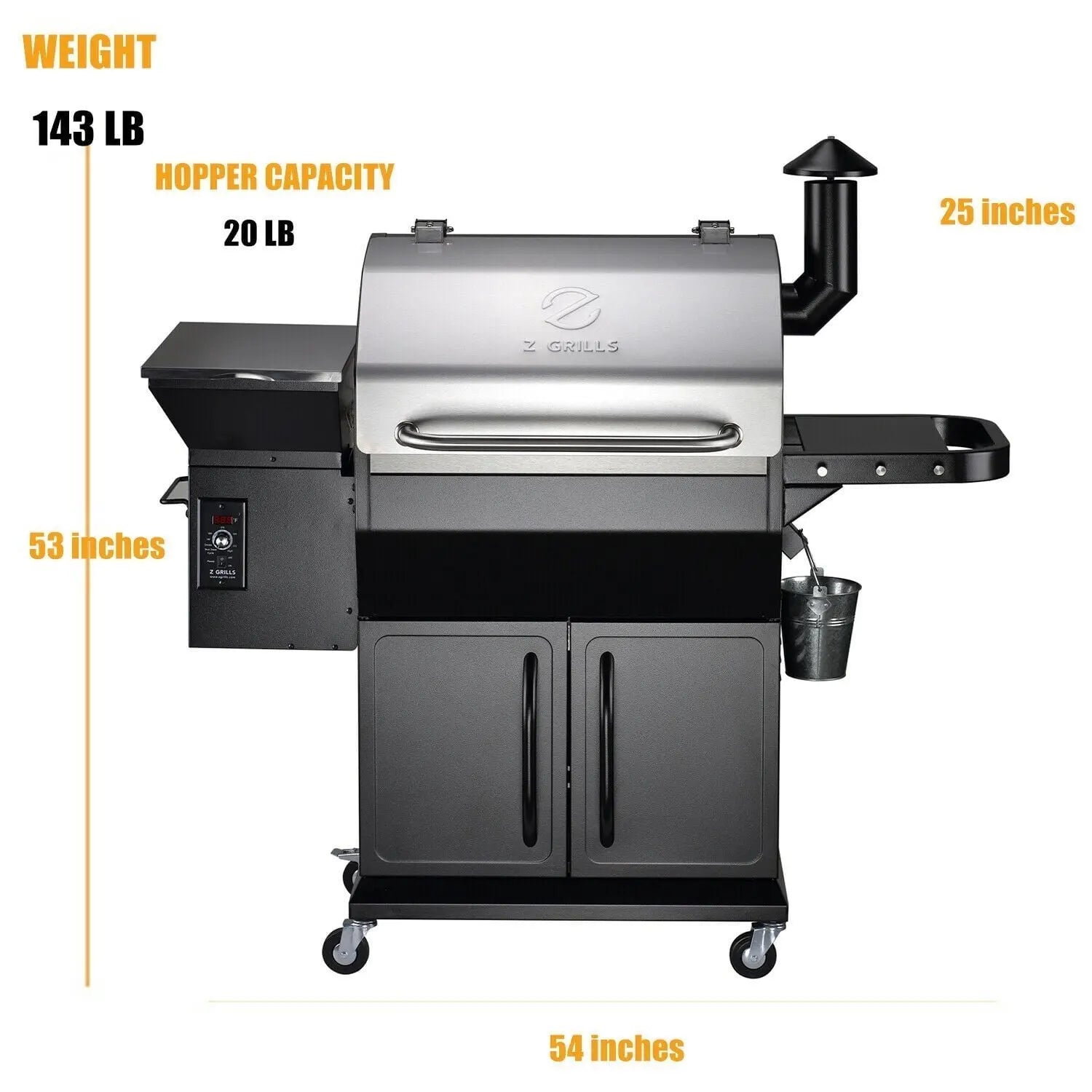 Z Grills Wood Pellet Ultimate 8-in-1 Smoker Grill 1000E