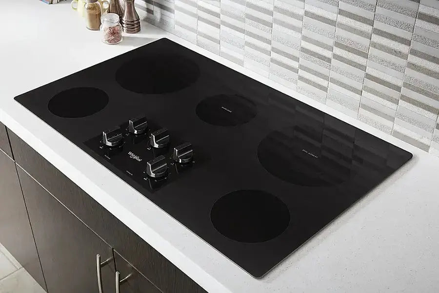 Whirlpool 36-Inch Electric Ceramic Glass Cooktop WCE55US6HB