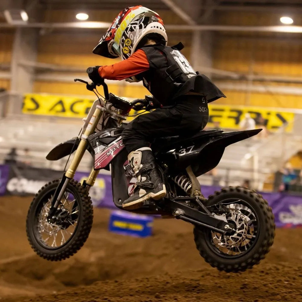 MotoTec Kids Electric Ride-On Dirt Bike