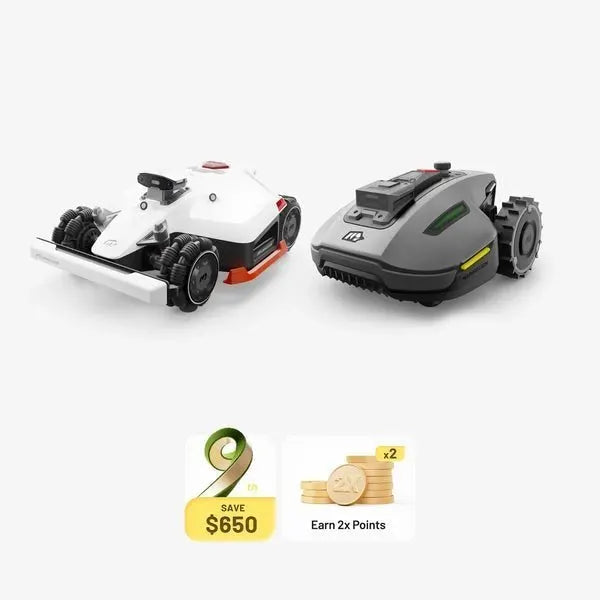 MAMMOTION LUBA 2 AWD 10000X Robot Lawn Mower. Multi-zone &amp; No-go-zone Management