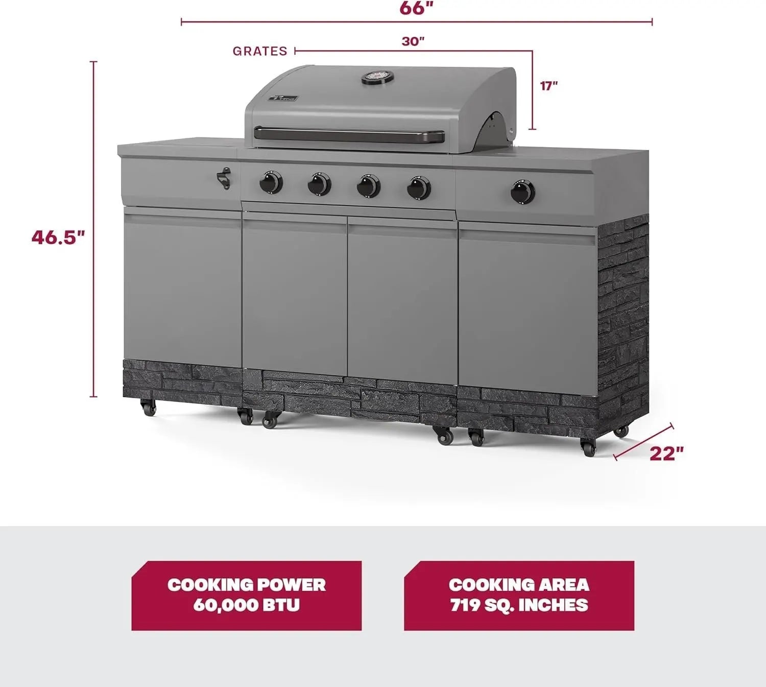 TYTUS Fresno Series 5 Burner Grill TDT-021