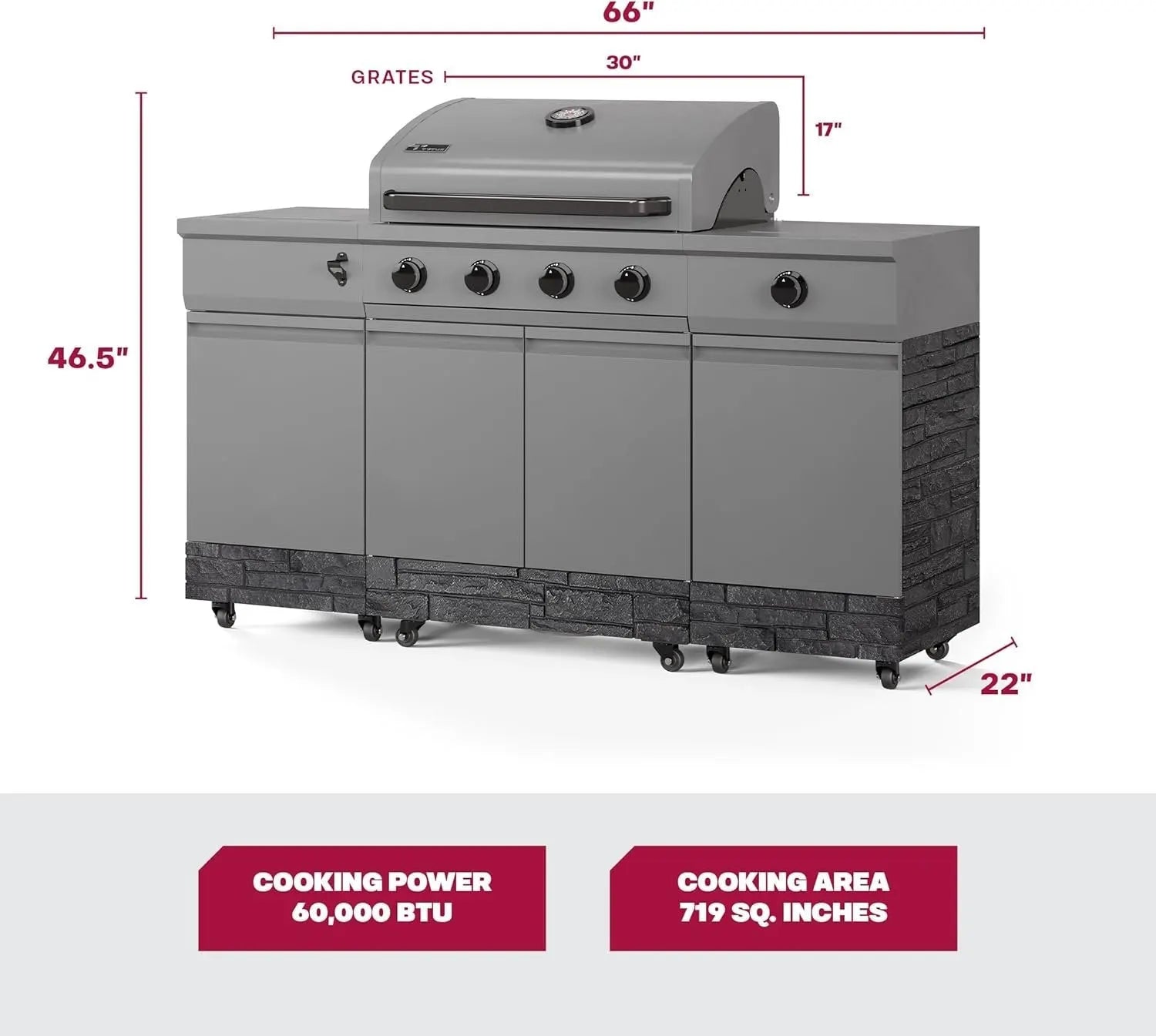 TYTUS Fresno Series 5 Burner Grill TDT-021