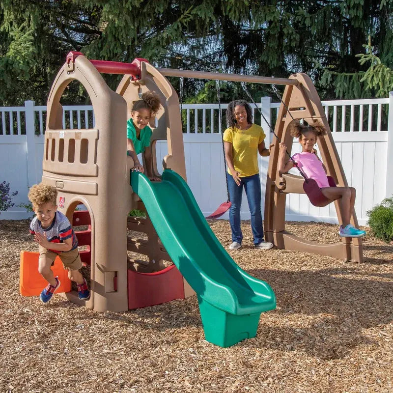 Step2 Naturally Playful Playhouse Climber &amp; Swing Extension