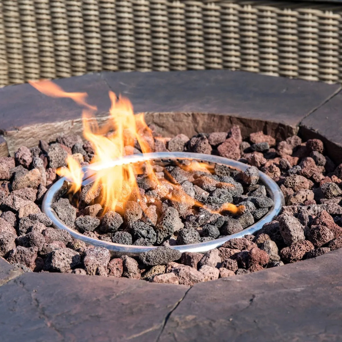 Red Barrel Studio Kimily Propane Outdoor Fire Pit