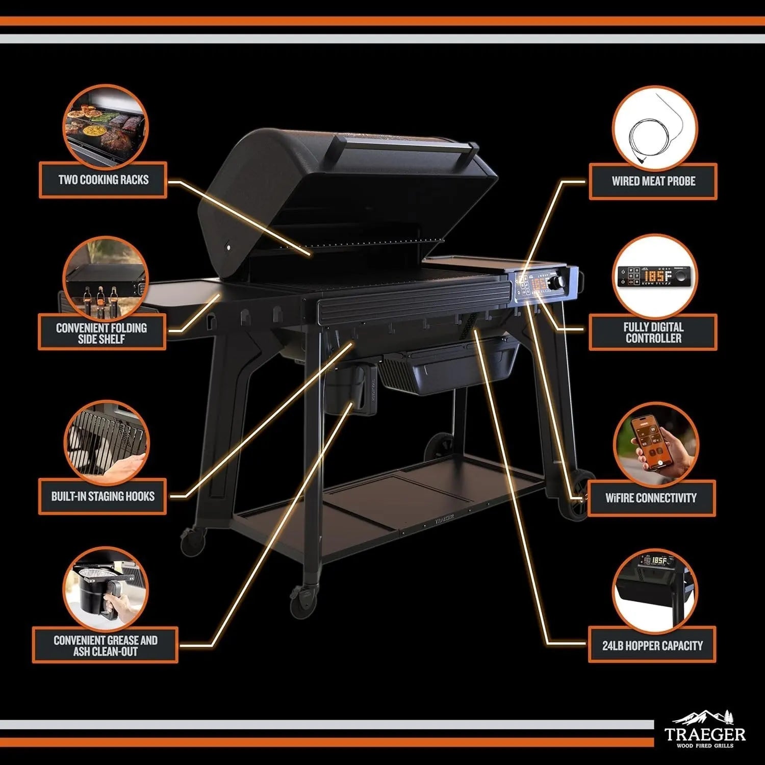 Traeger Woodridge Pro Pellet Grill