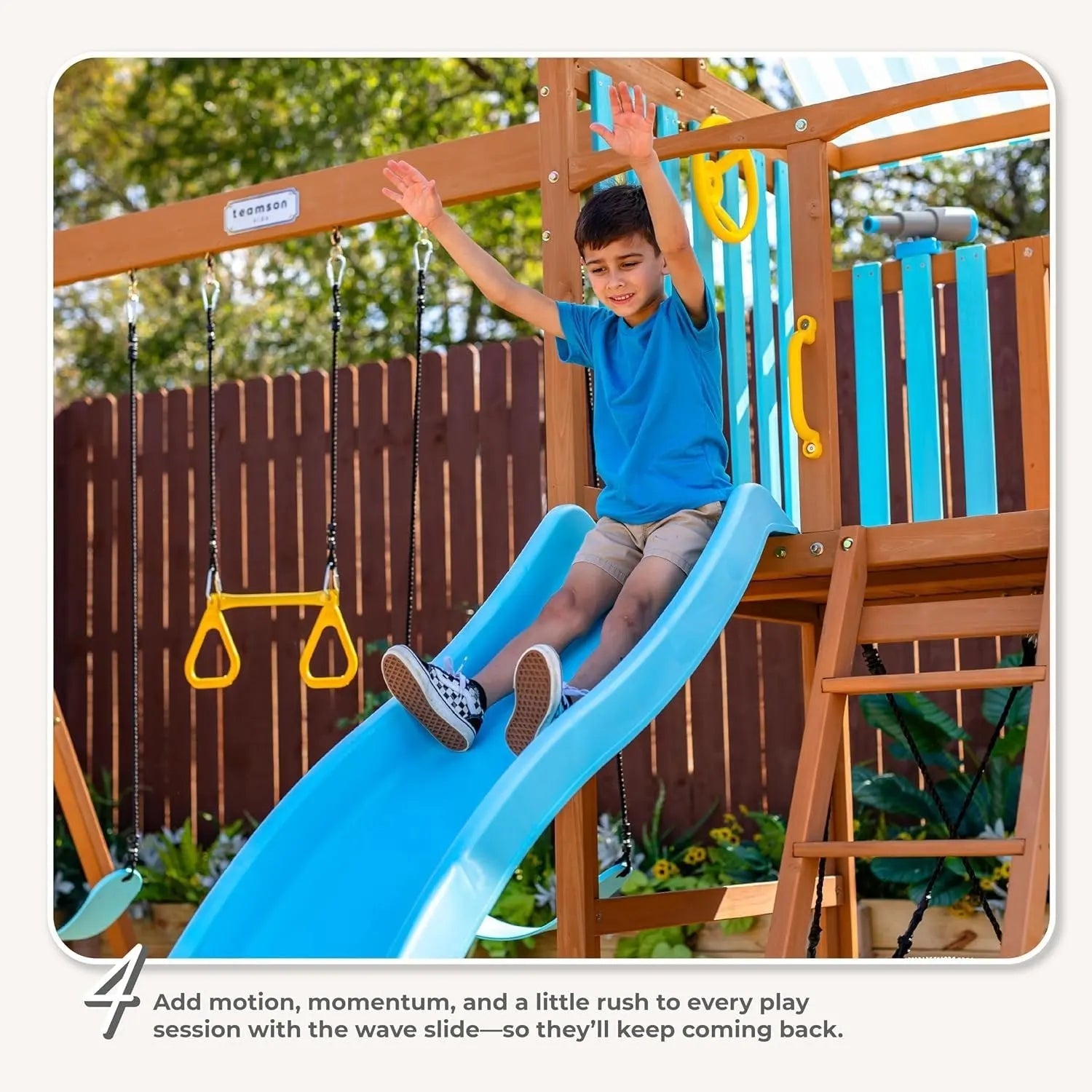Teamson Kids Laguna Swing Set Playset