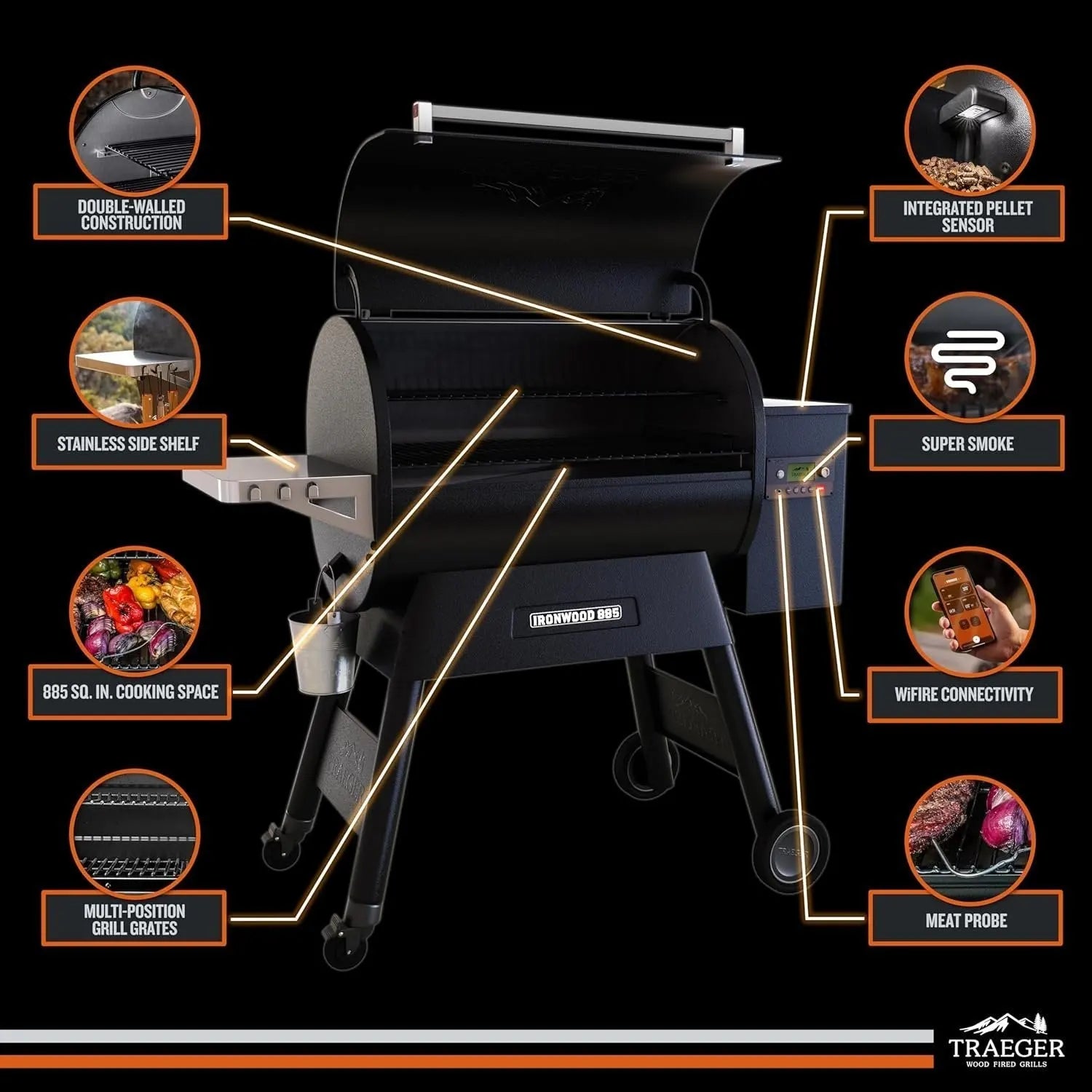 Traeger Ironwood 885 Pellet Grill
