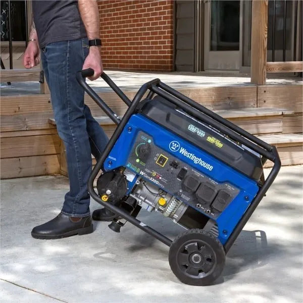 Westinghouse WGen5300DFcv – 5300 Watt Dual-Fuel Portable Generator w/ RV Outlet &amp; CO Sensor (49-State)