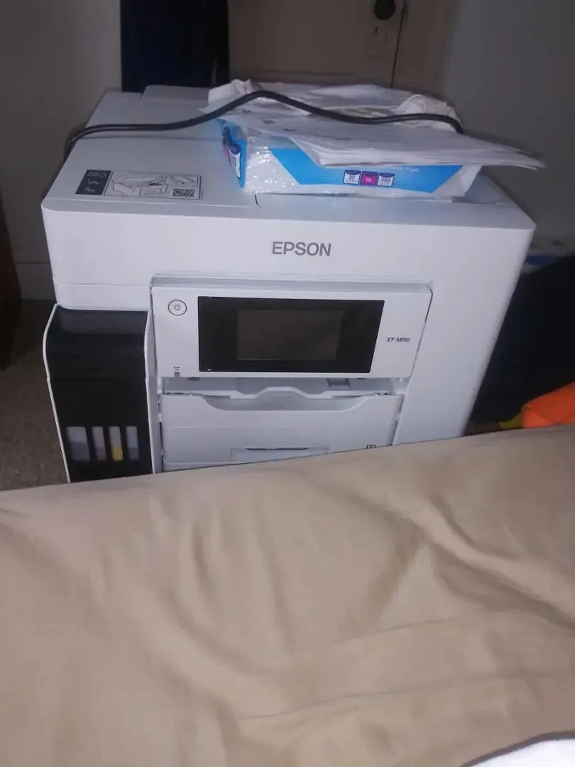 Epson EcoTank Pro ET-5850 Wireless Color All-in-One Supertank Printer C11CJ29201