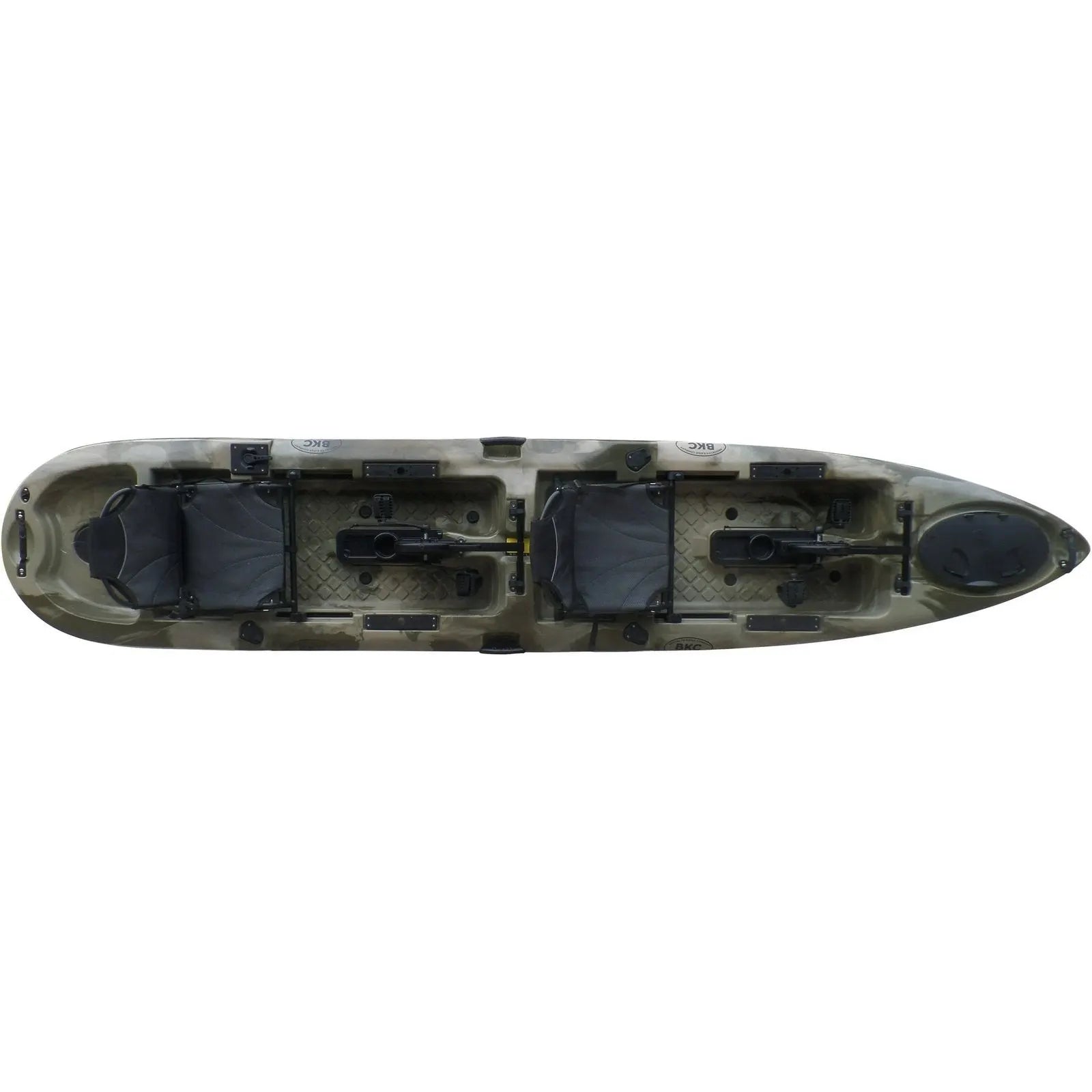 BKC PK14 14′ Tandem Sit-On-Top Pedal Drive Kayak