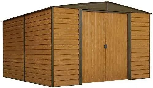 Arrow WR1012 Woodridge EG Steel Storage Shed, 10 by 12-Feet
