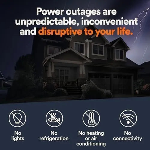 Generac Guardian 22kW Home Standby Generator with 200 Amp Transfer Switch, Durable All Aluminum, WiFi Enabled with G-Force Engine, Easy to Use, Whole House Power Backup, Smart Outage Solution – Bisque