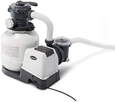 INTEX 26363EH Ultra XTR Deluxe Rectangular Above Ground Swimming Pool Set: 24ft x 12ft x 52in – Includes 2100 GPH Sand Filter Pump – Easy Assembly