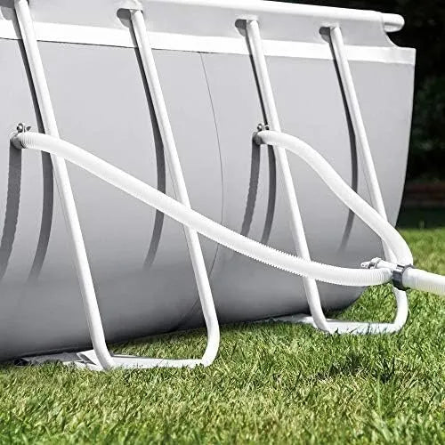INTEX 26797EH Prism Frame Premium Oval Above Ground Swimming Pool Set: 20ft x 10ft x 48in – Includes 1500 GPH Cartridge Filter Pump – Removable Ladder – Pool Cover – Ground Cloth