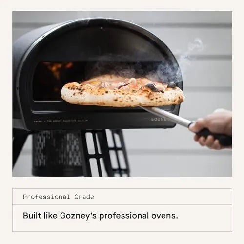 Gozney Roccbox Outdoor Pizza Oven, Black, Portable, Gas &amp; Wood Fired, Restaurant-Grade