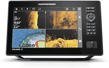 Humminbird XPLORE 10 GPS Fish Finder with Transducer, MEGA Side Imaging+ &amp; HD Touchscreen Display