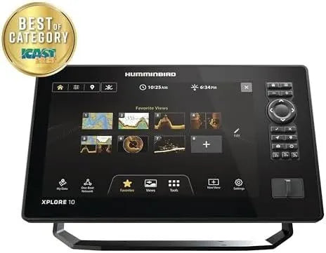 Humminbird XPLORE 10 GPS Fish Finder with Transducer, MEGA Side Imaging+ &amp; HD Touchscreen Display