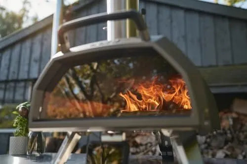 Ooni Karu 2 Pro Multi-Fuel Pizza Oven – Wood and Gas Outdoor Pizza Oven with Pizza Stone &amp; Integrated Thermometer, Pizza Oven Outdoor, Dual Fuel 16 Inch Pizza Maker, Outdoor Cooking Grill