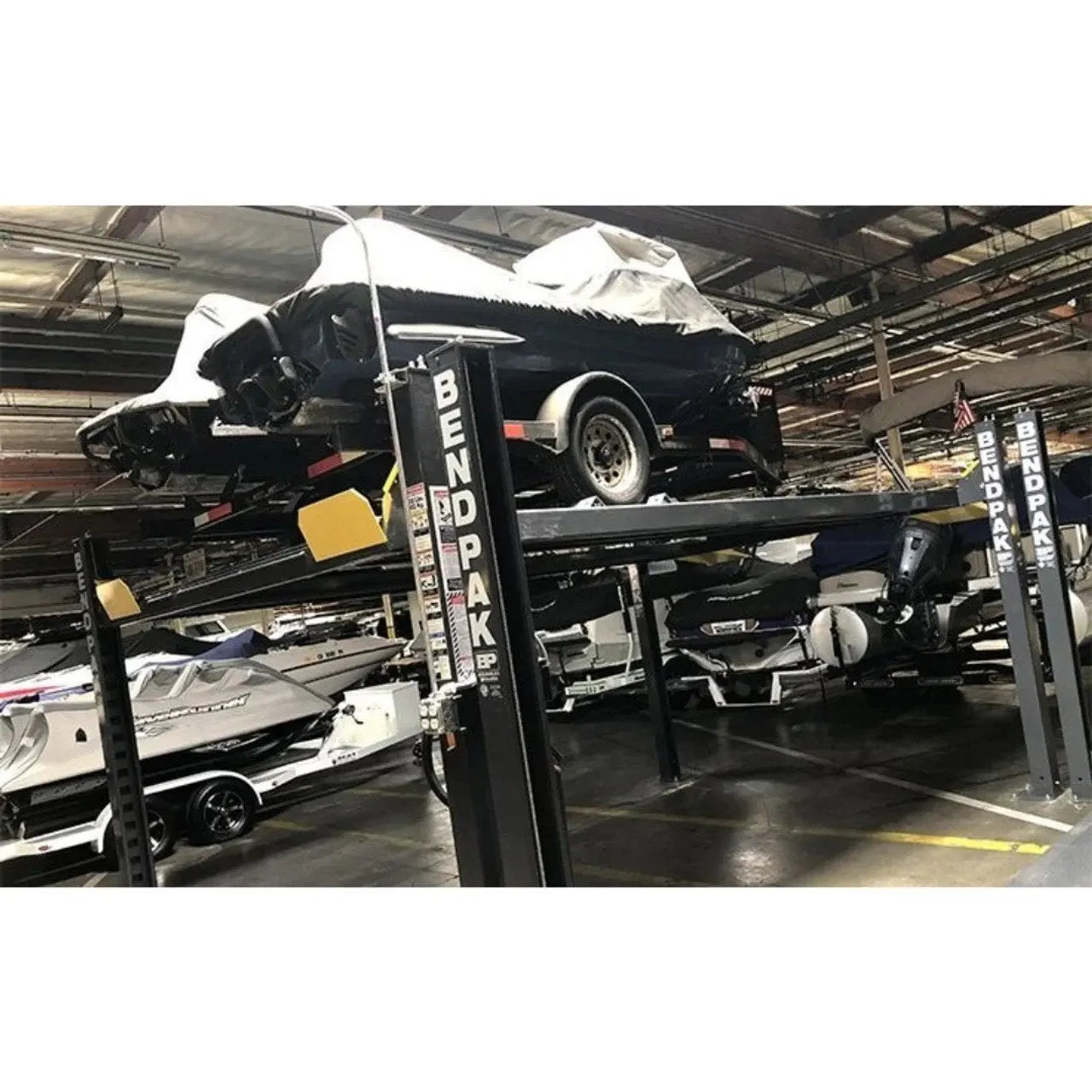 BendPak HD-7500BLX 7,500 Lb. Capacity / Vehicle &amp; Boat Storage Lift / 82″ Rise