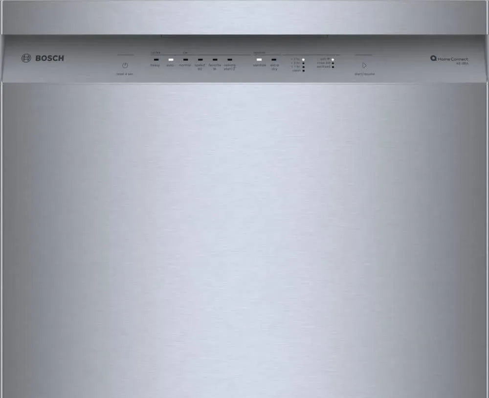 Bosch SHE41CM5N 300 Series 24″ Dishwasher 48 db – Recessed Handle, Stainless Steel