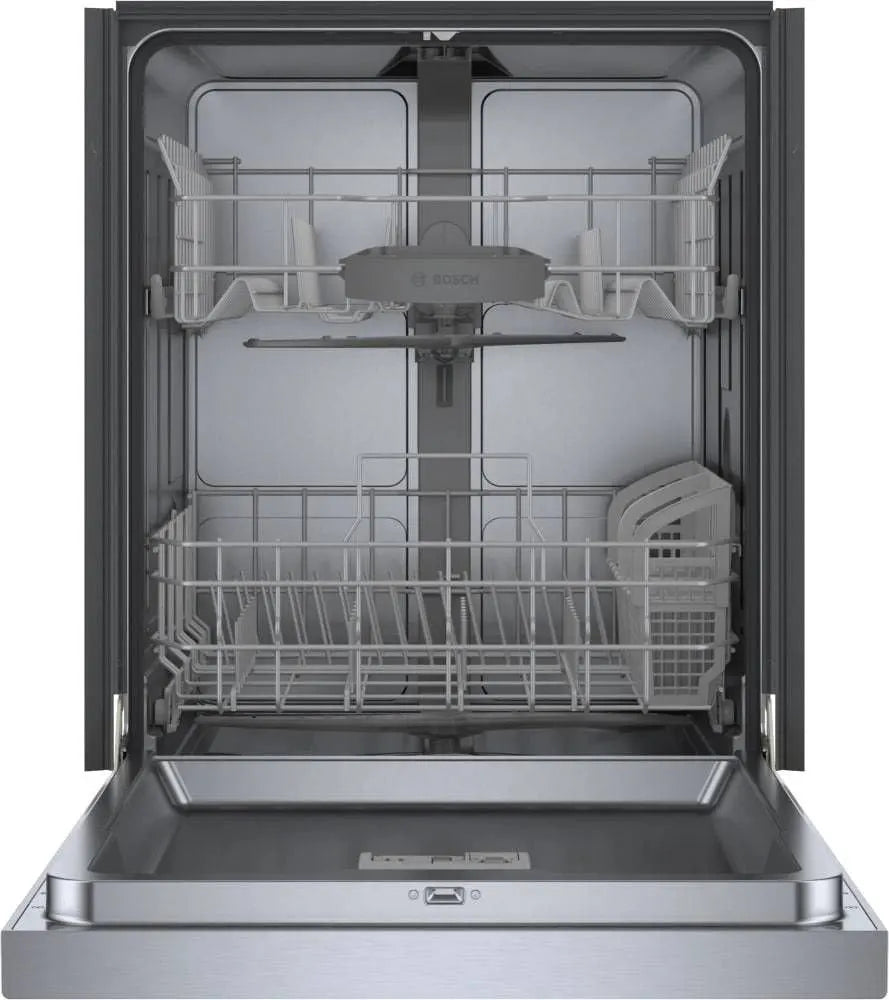 Bosch SHE41CM5N 300 Series 24″ Dishwasher 48 db – Recessed Handle, Stainless Steel