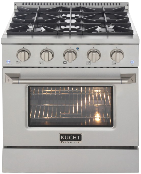 Kucht 30 Gas Range in Titanium