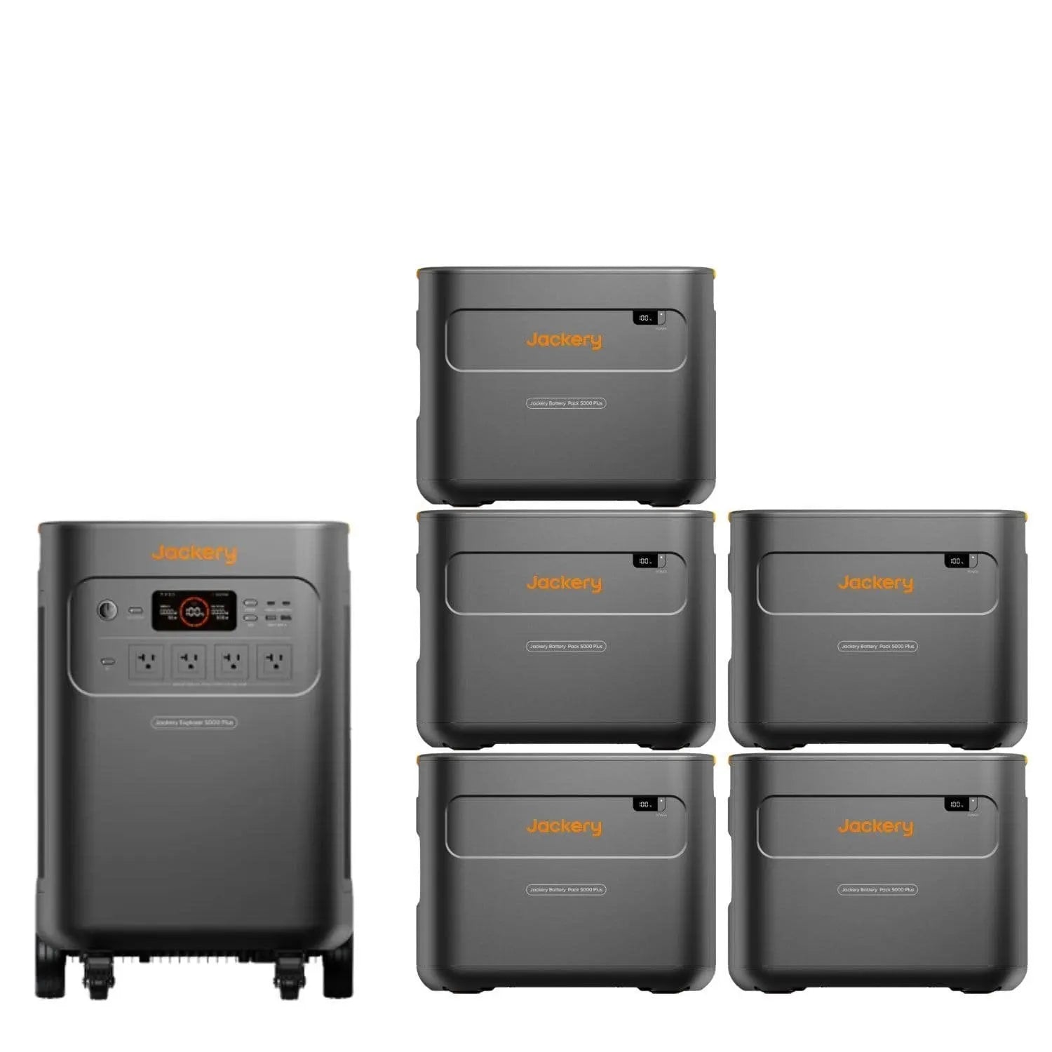 Jackery Explorer 5000 Plus Whole-Home Backup | 5040Wh | 7200W | 4000W Solar Input