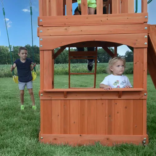 Backyard Discovery Atlantis Wooden Swing Set