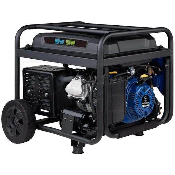 Westinghouse WGen5300DFcv – 5300 Watt Dual-Fuel Portable Generator w/ RV Outlet &amp; CO Sensor (49-State)