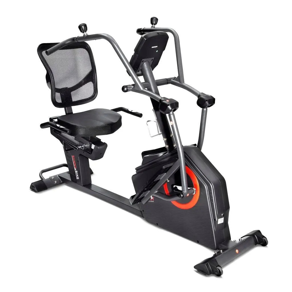 Sunny Health &amp; Fitness Smart Recumbent Cross Trainer Elliptical Exercise Bike – SF-RB4886 SMART