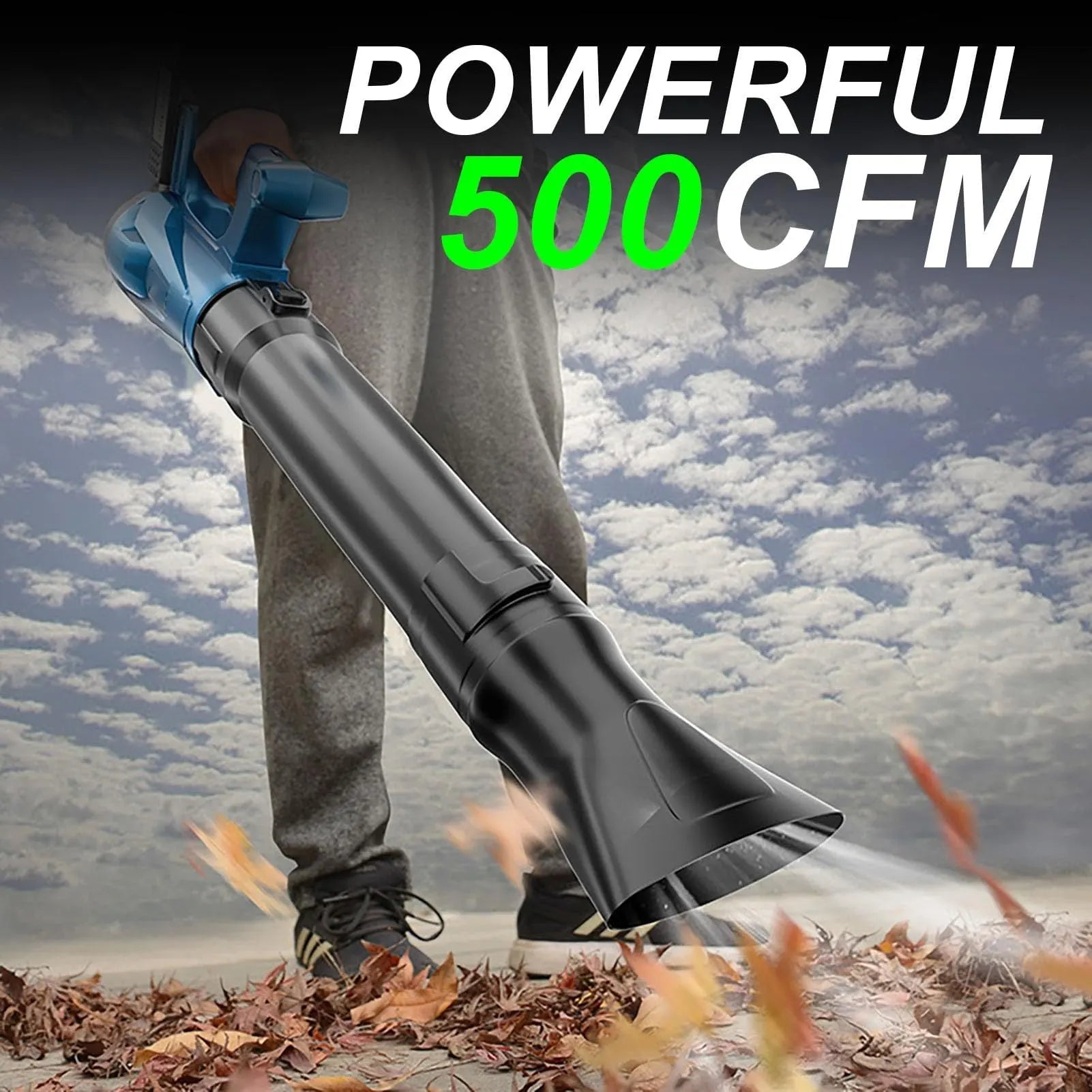 Powerful Cordless Air Duster for Cleaning Electronics, Keyboards, Car Interiors &amp; More