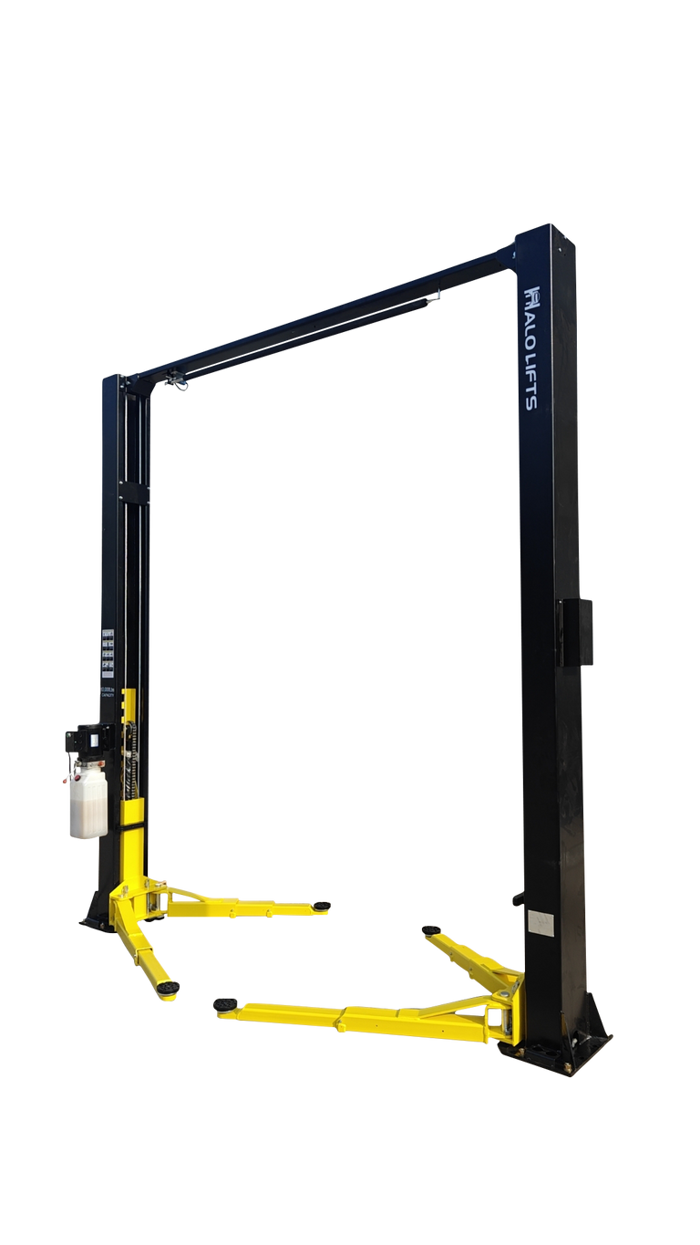 Halo Lifts Clear Floor 2 Post Car Lift