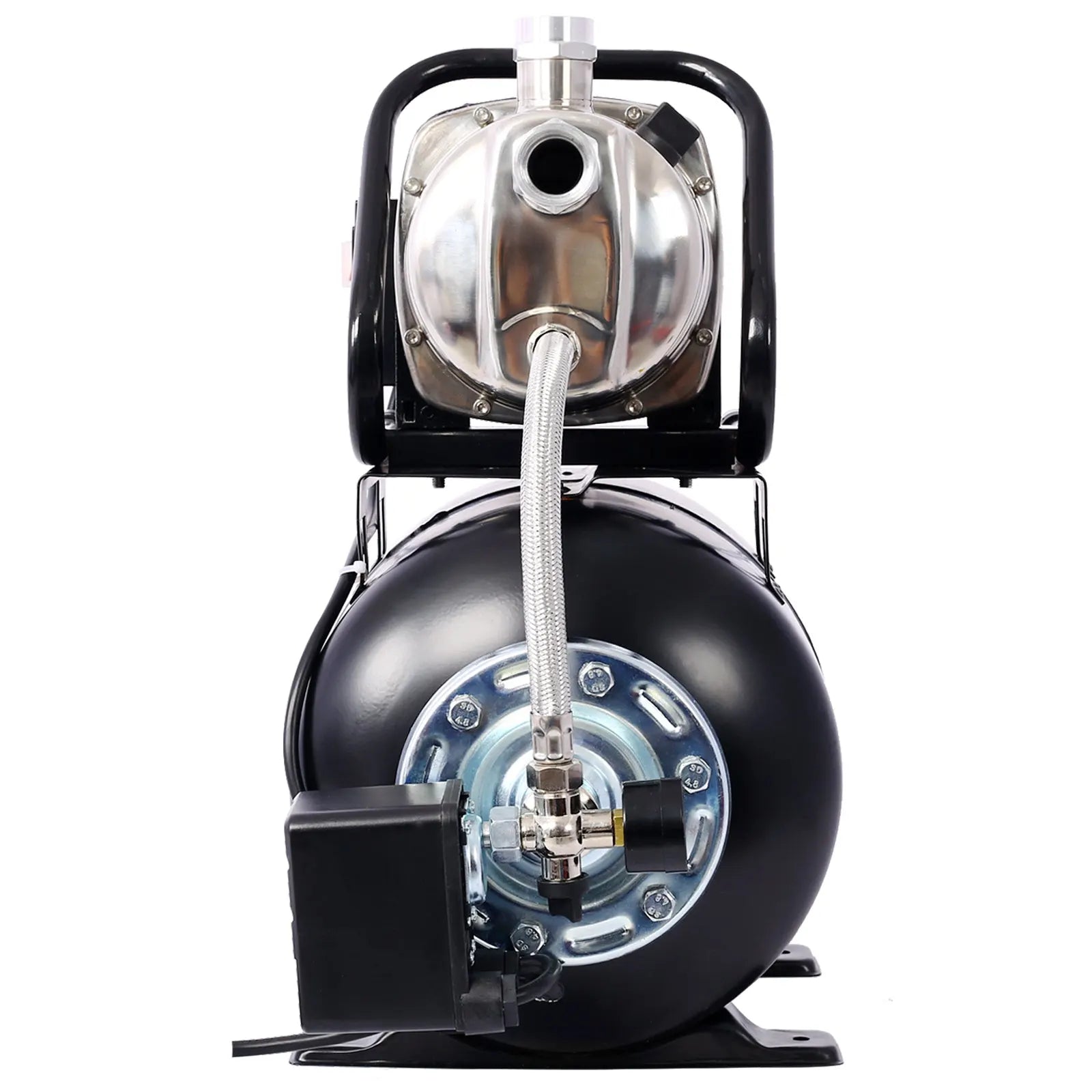 1.6HP Shallow Well Pump with 5-Gallon Pressure Tank – Automatic Water Booster, Garden &amp; Irrigation Pump