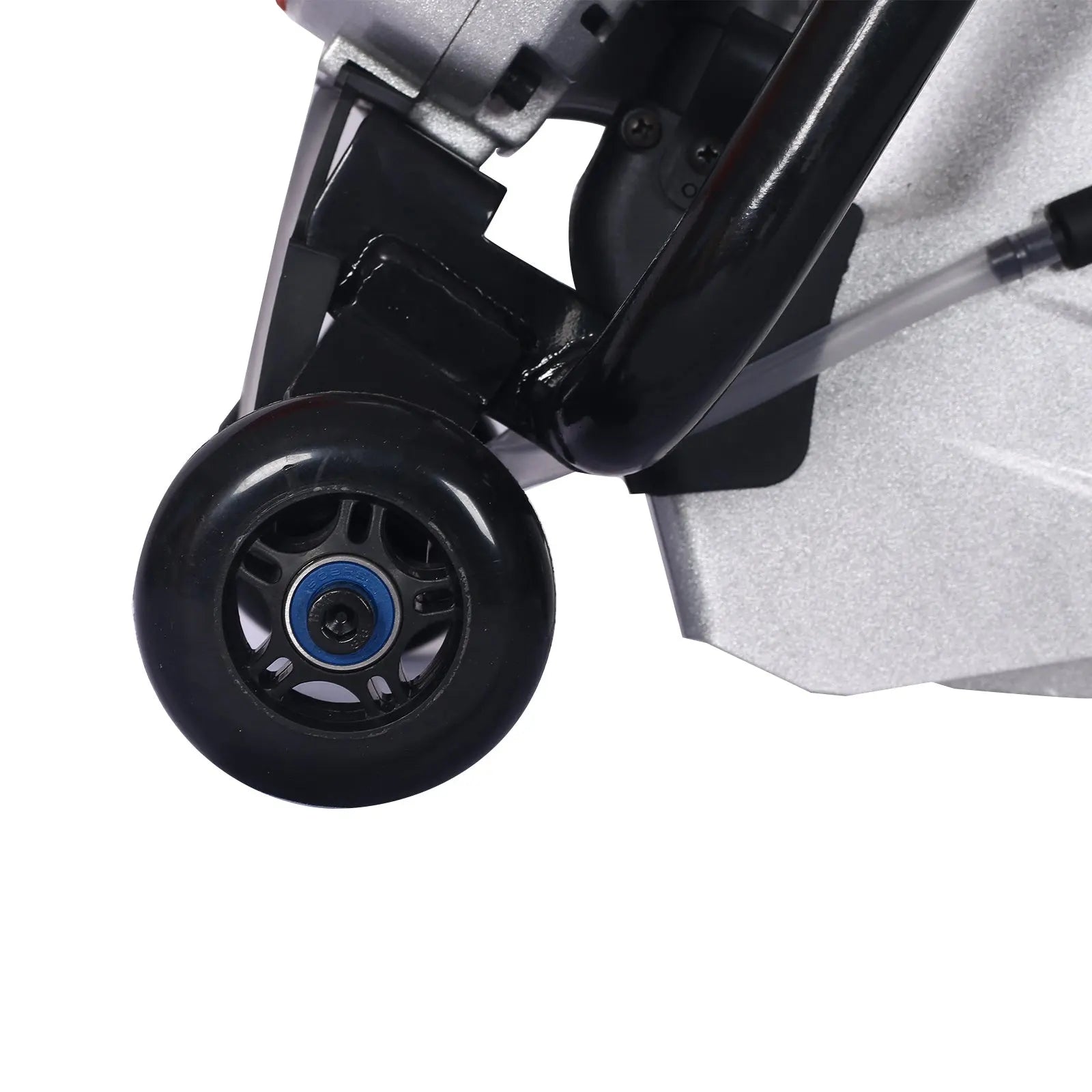 Electric 14″ Wet/Dry Concrete Cut-Off Saw with Guide Roller &amp; Water Line Attachment